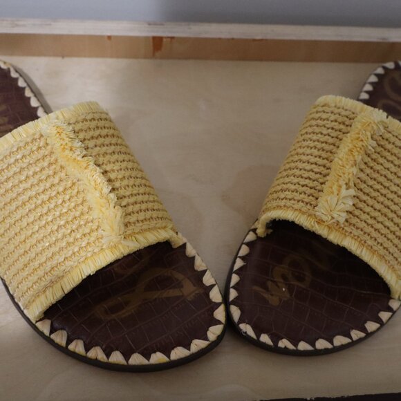 Sam Edelman Slides - Size 8.5 - Yellow - Picture 4 of 6